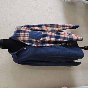 Patchwork button down